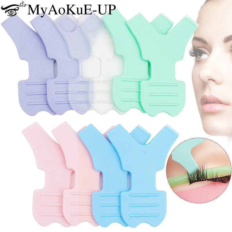Beauty Y Makeup - Y-shaped cílios extensão escova, microbrush, cílios