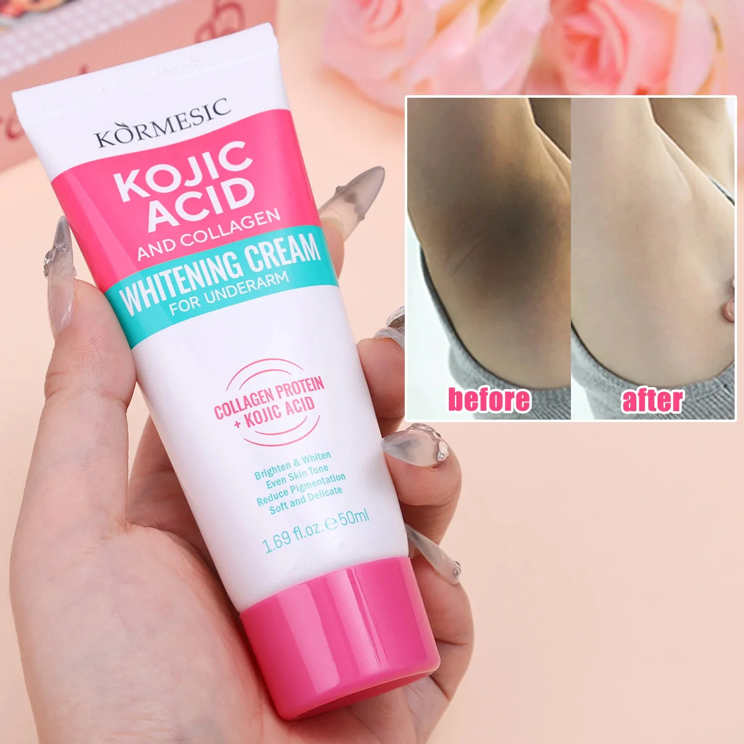 Anti-Aging Face Cream - Creme Clareador de Colágeno para Axilas