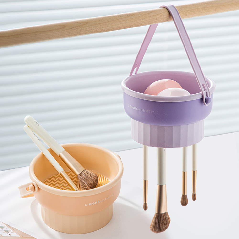 Beauty Makeup Brushes - Balde de limpeza de pincel de