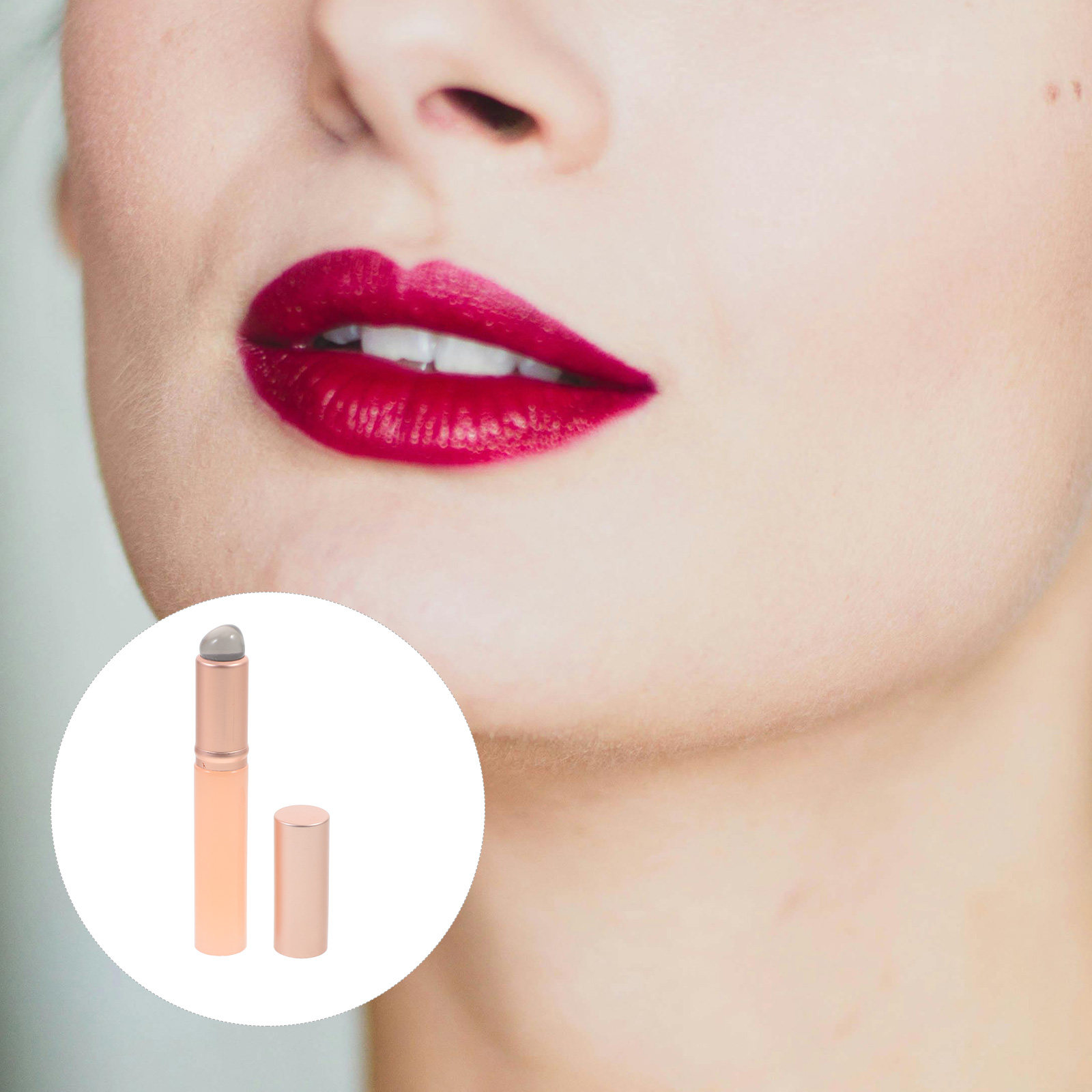 Beauty Makeup Brushes - Conjunto de aplicadores de silicone para