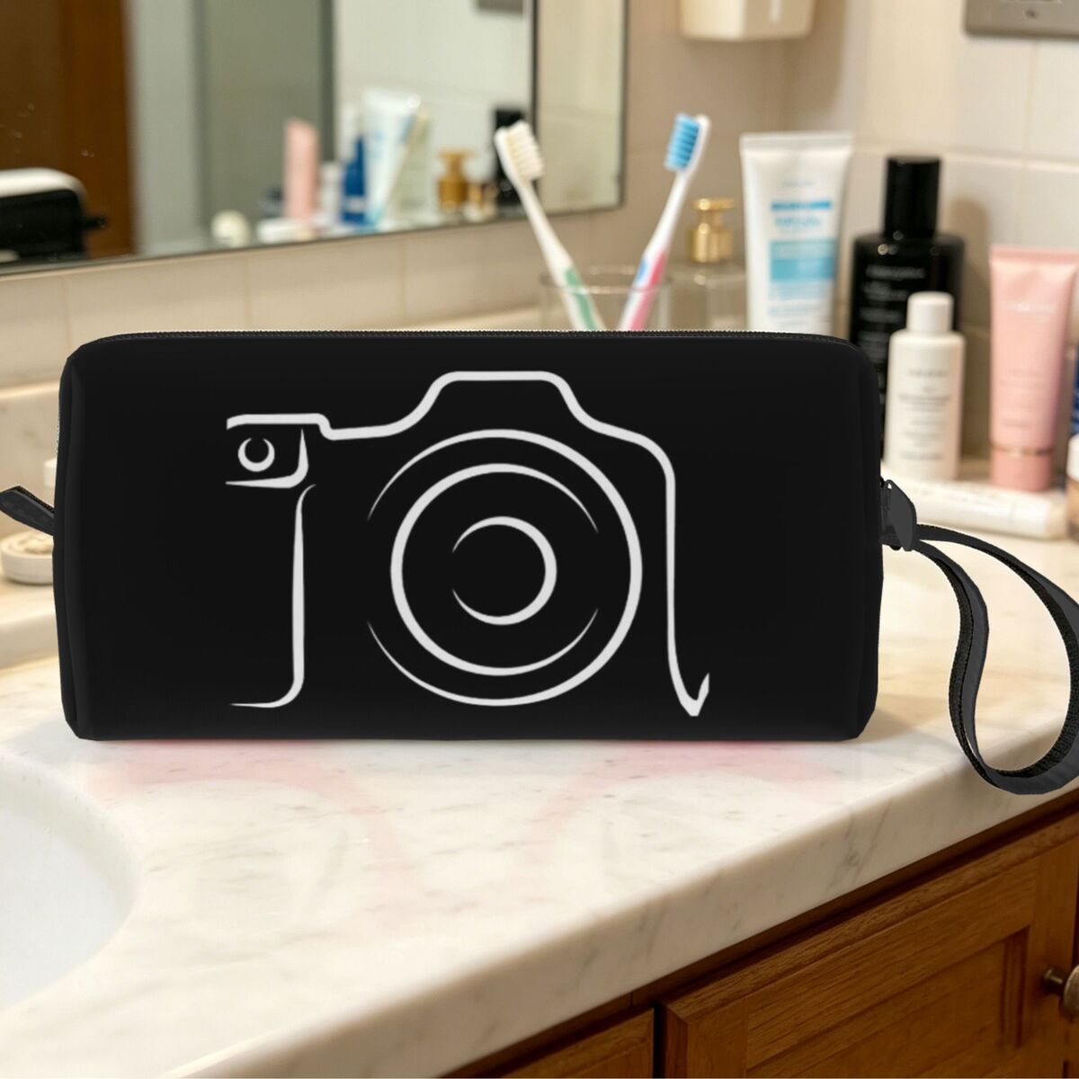 Beauty Makeup Camera - Bolsa de maquiagem para fotografia HeartBeat,