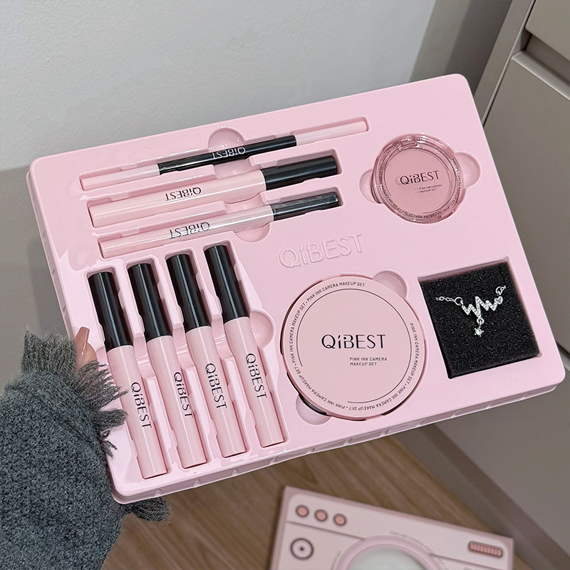 Beauty Makeup Camera - Qibest conjunto de maquiagem para câmera