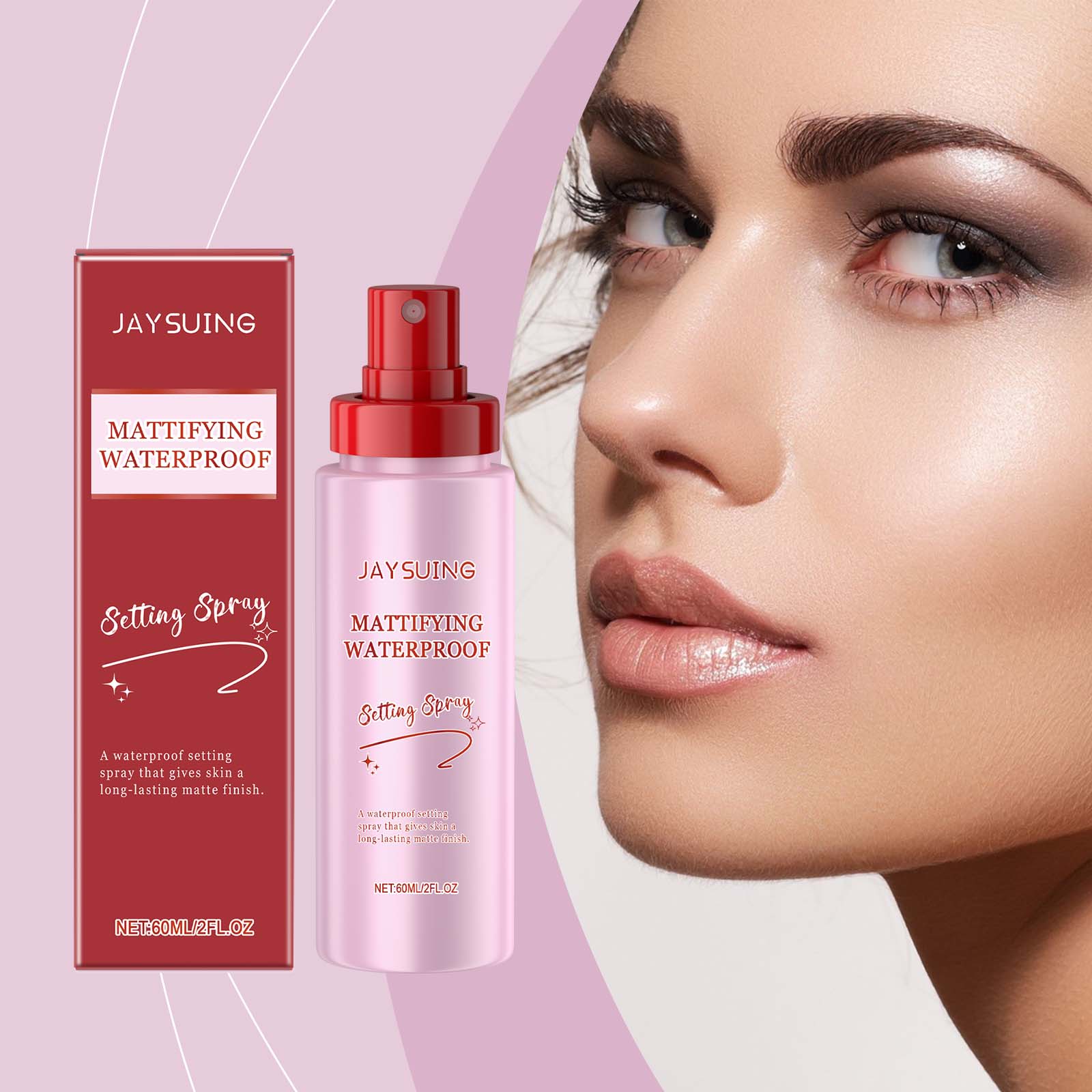 Beauty Makeup Fixer - Spray de configuração à prova d'água,
