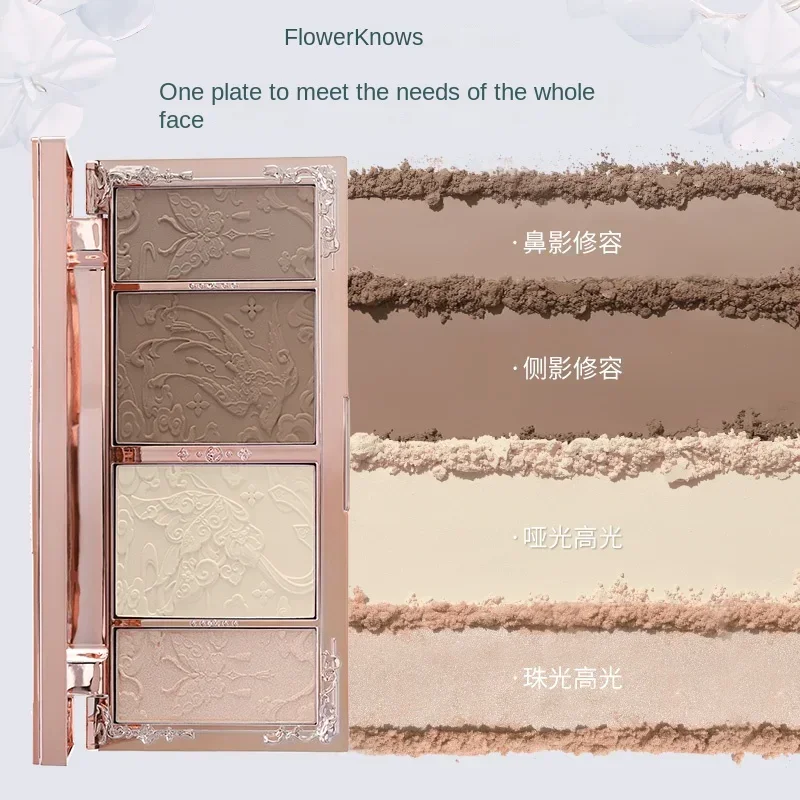 Flor sabe maquiagem borboleta  - Highlighter Bronzer Palette avaliação e preço
