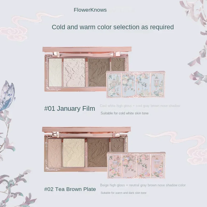 Flor sabe maquiagem borboleta  - Highlighter Bronzer Palette avaliação e preço
