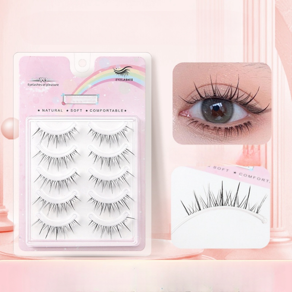 5 pares de cílios postiços ond - Beauty Makeup Looks avaliação e preço