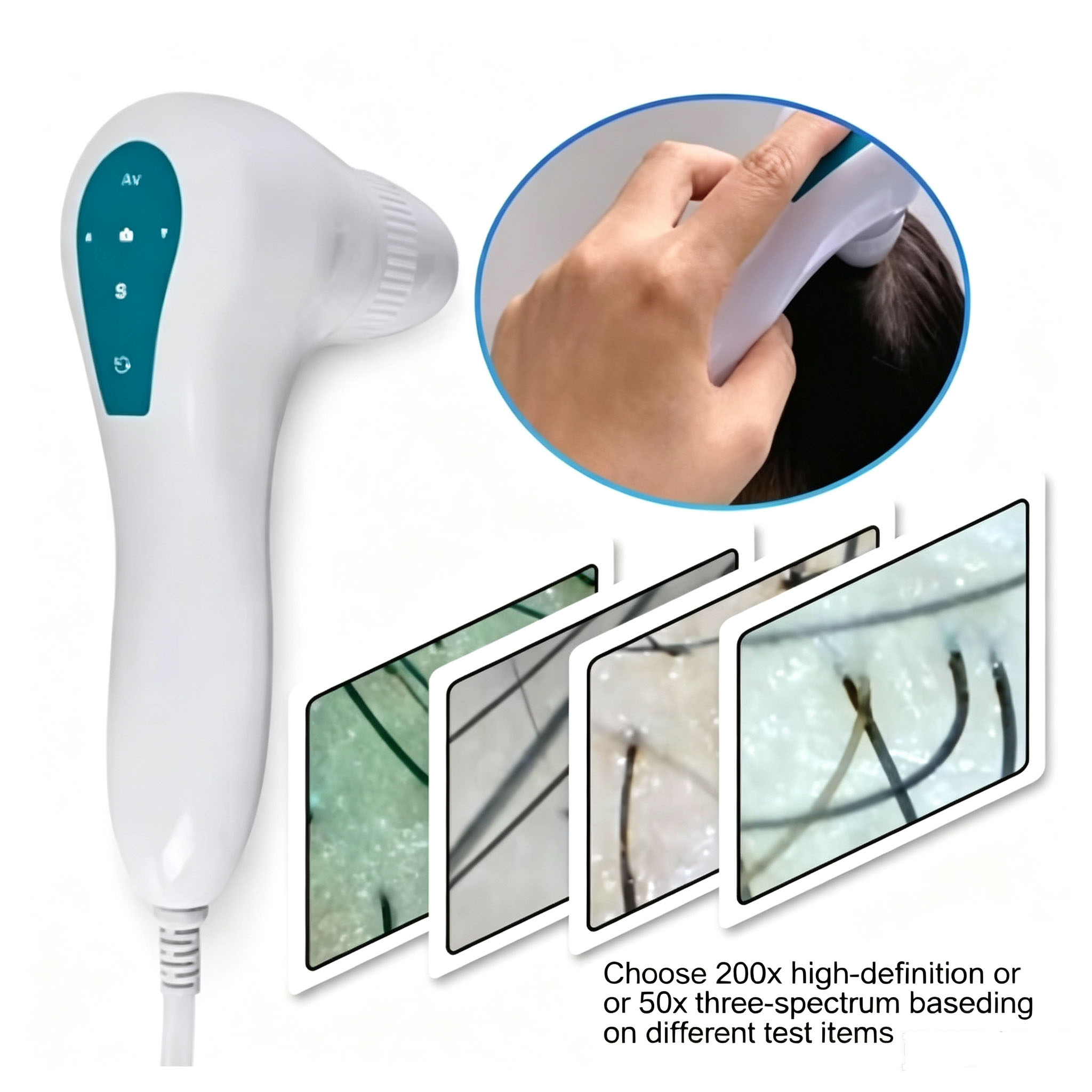 Detector de Folículos Capilare - Hair Scalp Massager avaliação e preço