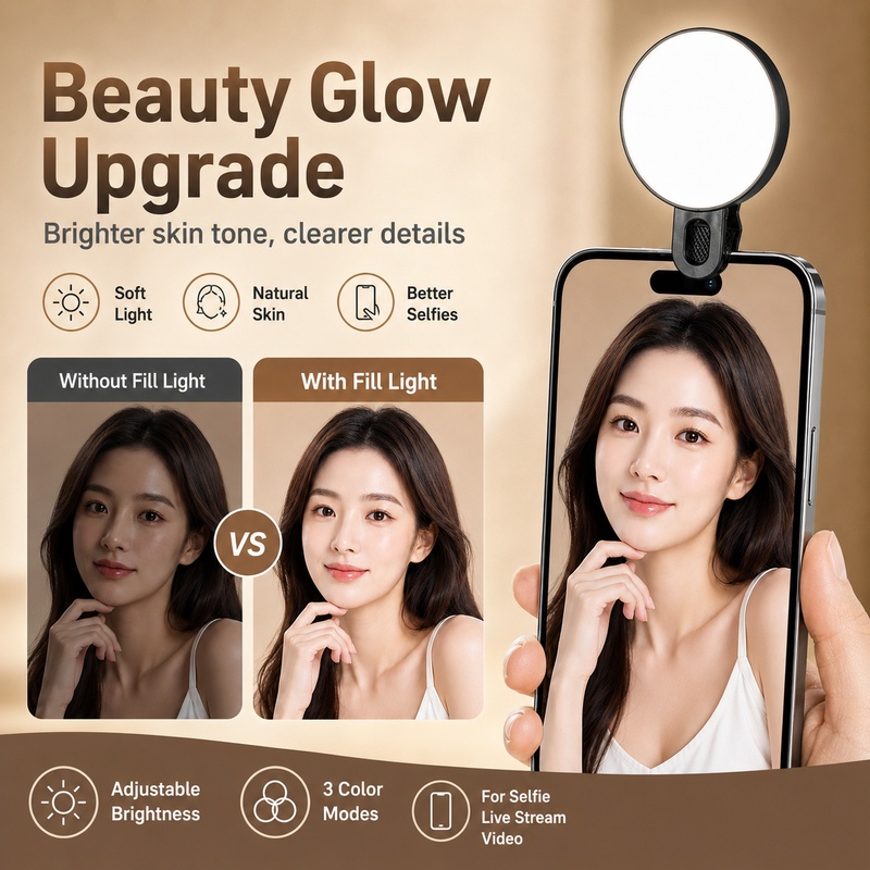 Luz de Preenchimento LED RGB P - Beauty Makeup Camera avaliação e preço