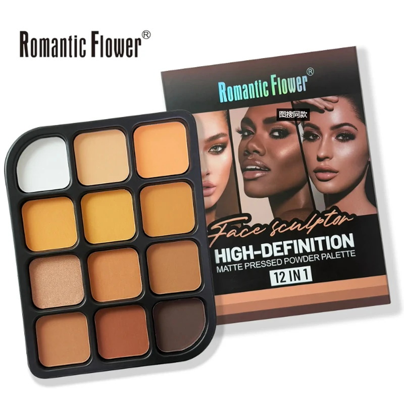 Paleta de contorno fosco de pe - Highlighter Bronzer Palette avaliação e preço