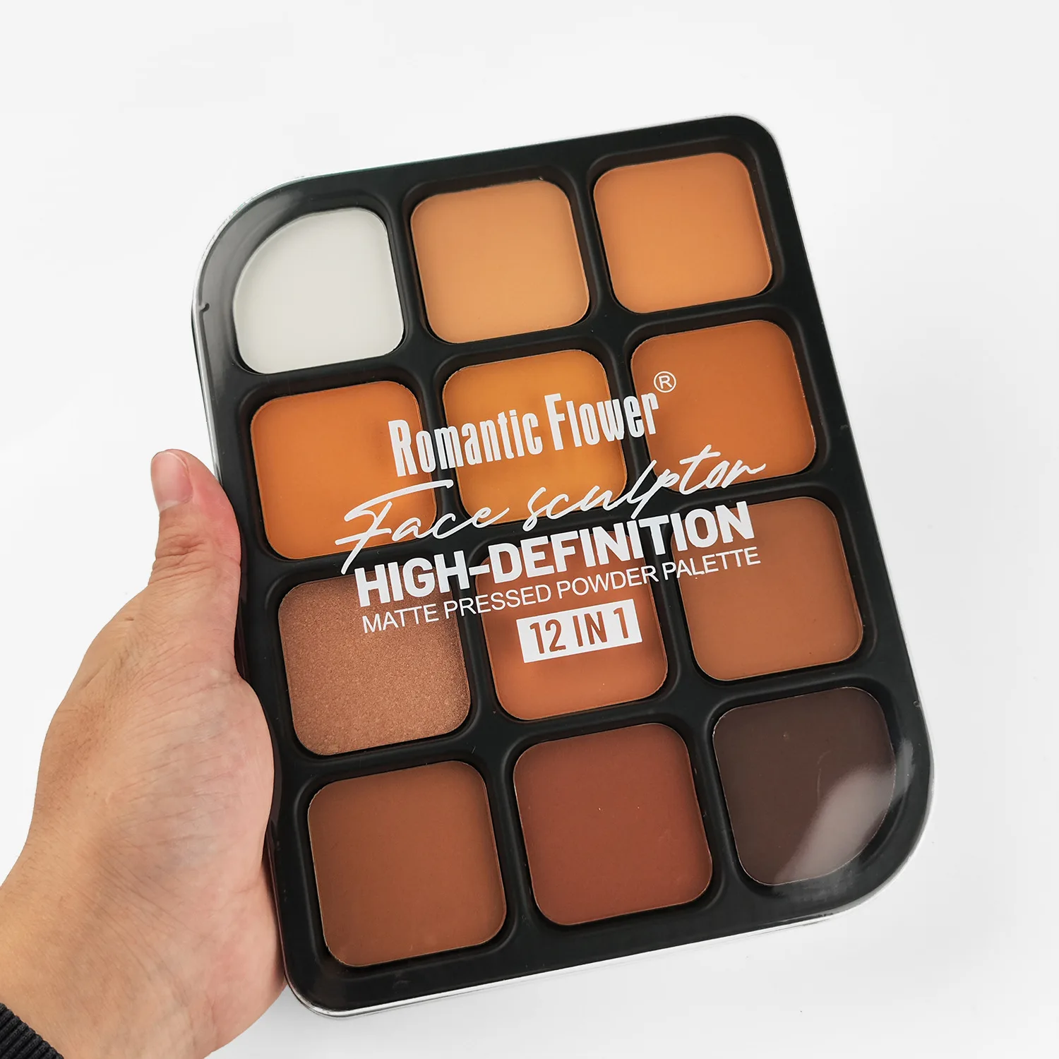Paleta de contorno fosco de pe - Highlighter Bronzer Palette avaliação e preço