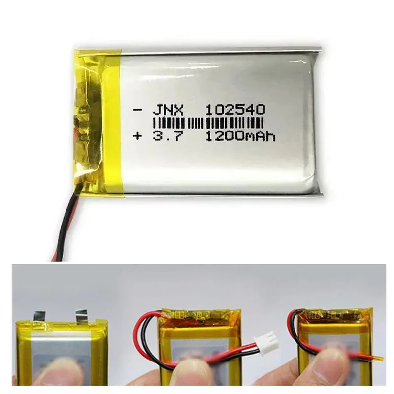 102540 3.7v 1200mah bateria re - Beauty Makeup Camera avaliação e preço
