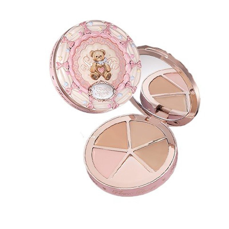 FLOR KNOWS THE SWEETIE BEAR 4  - Highlighter Bronzer Palette avaliação e preço