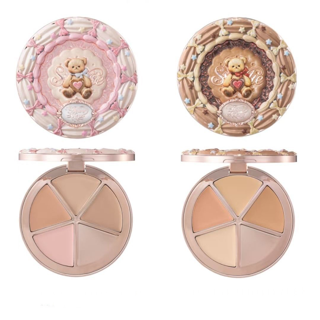 FLOR KNOWS THE SWEETIE BEAR 4  - Highlighter Bronzer Palette avaliação e preço