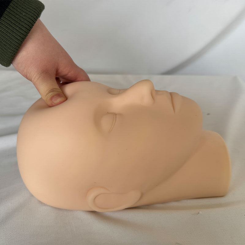 Pele macia manequim cabeça par - Hair Scalp Massager avaliação e preço