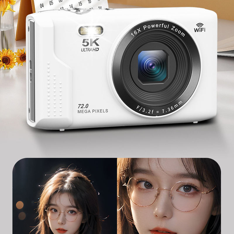 Câmera para estudantes 5K, câm - Beauty Makeup Camera avaliação e preço