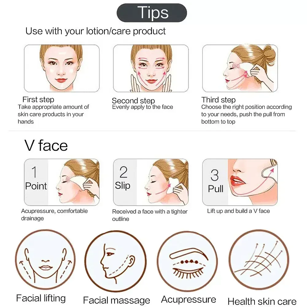 3 pçs gua sha raspador placa r - Jade Roller Gua Sha avaliação e preço