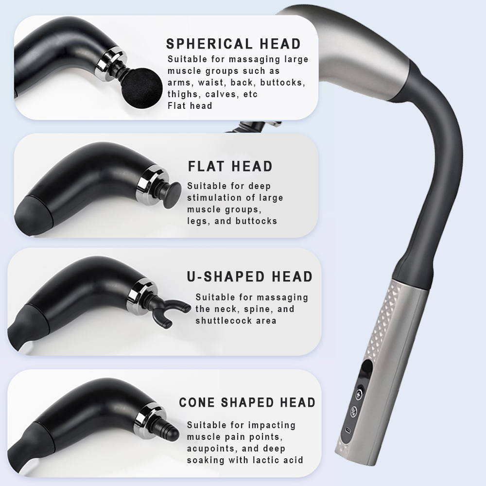 Pistola de massagem fascial po - Hair Scalp Massager avaliação e preço