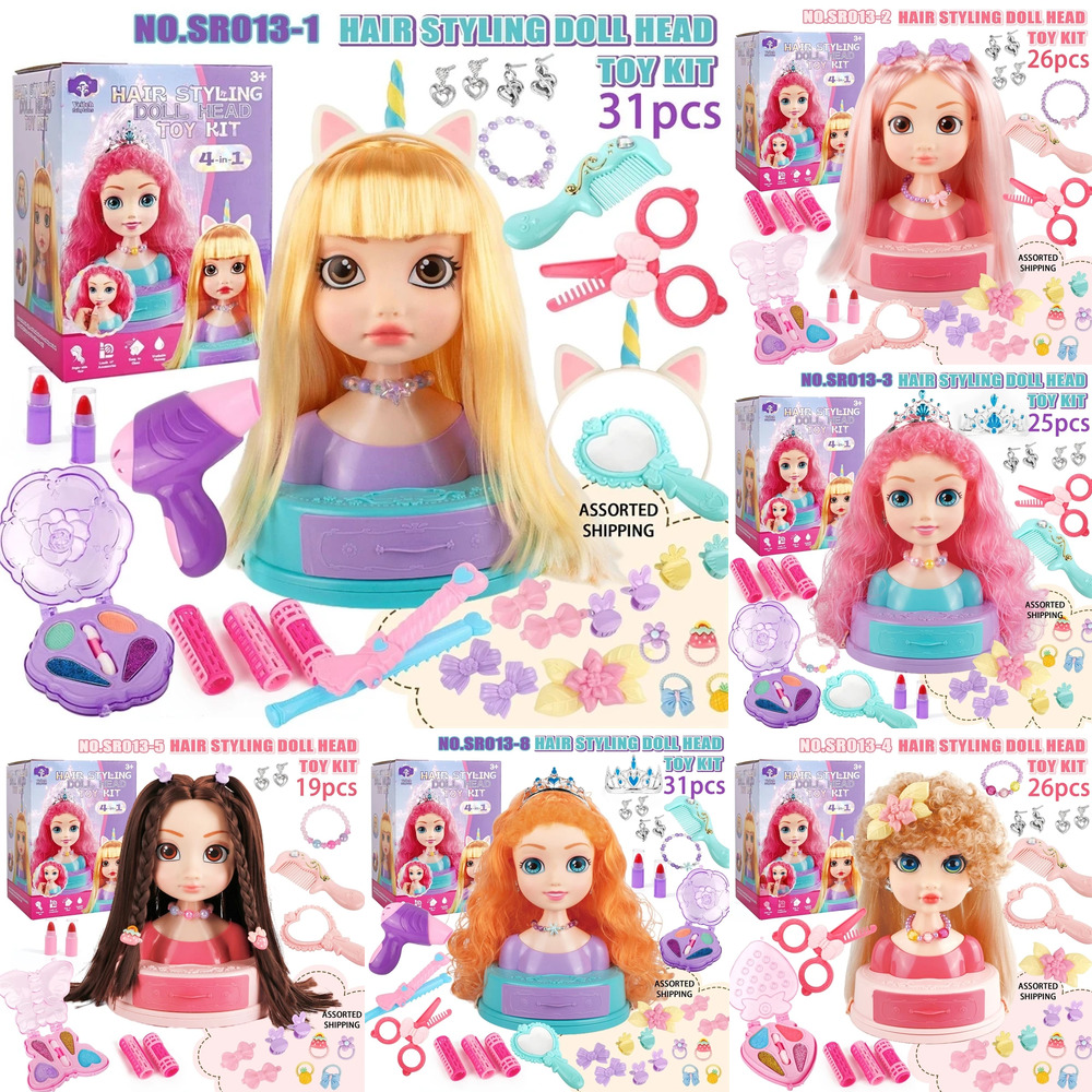Estilo de cabelo boneca cabeça - Beauty Y Makeup avaliação e preço