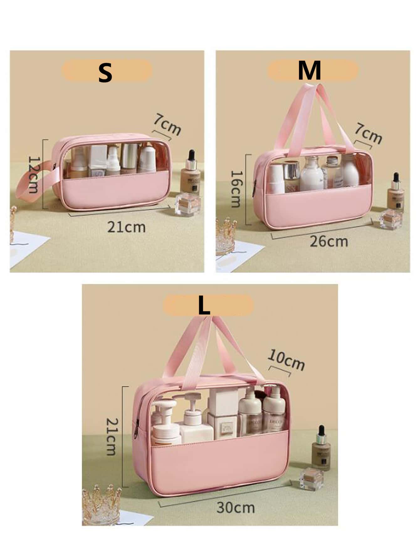 3 unidades/conjunto de bolsa c - Your Beauty Makeup avaliação e preço
