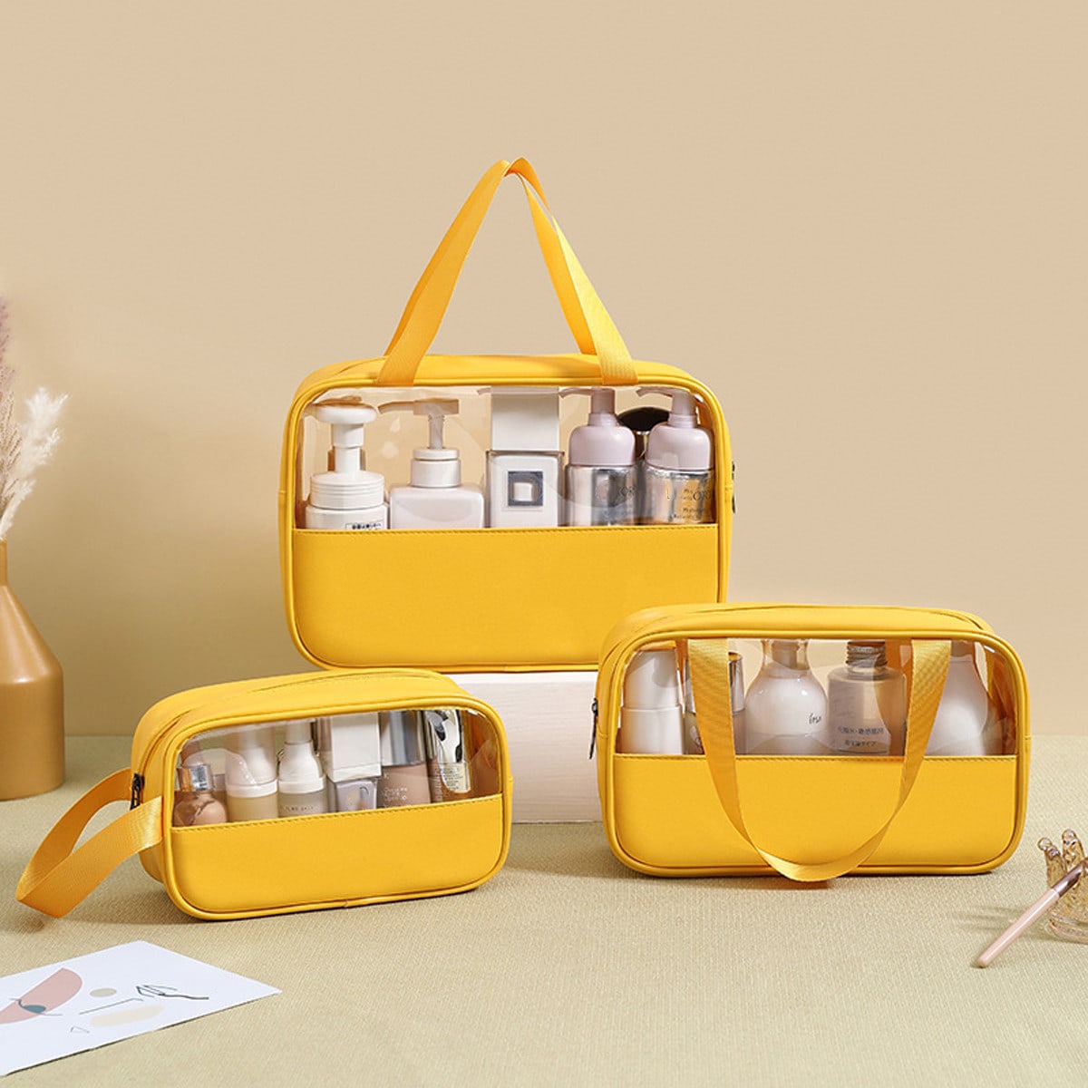 3 unidades/conjunto de bolsa c - Your Beauty Makeup avaliação e preço