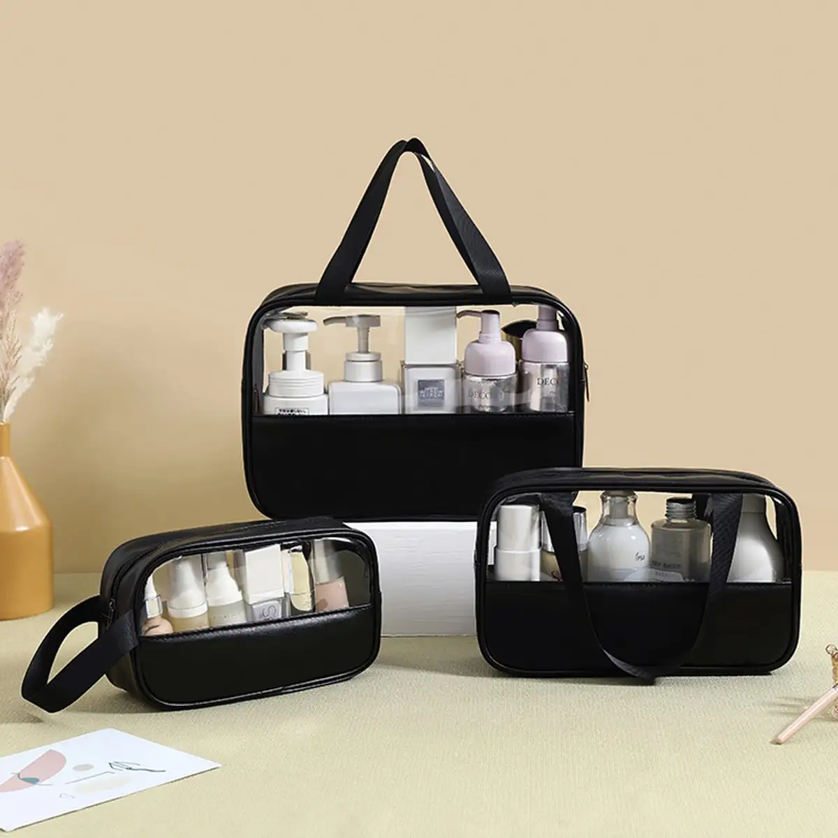 3 unidades/conjunto de bolsa c - Your Beauty Makeup avaliação e preço