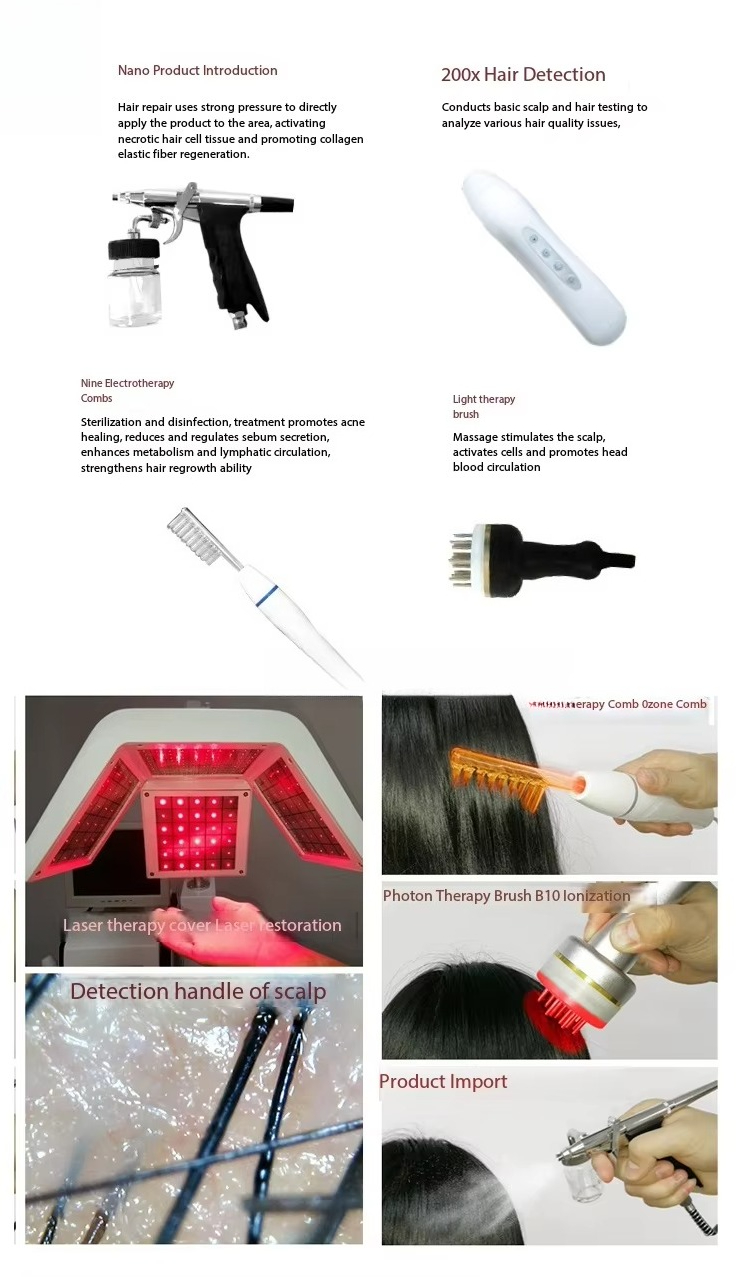 Kit de Crescimento Capilar com - Hair Scalp Massager avaliação e preço