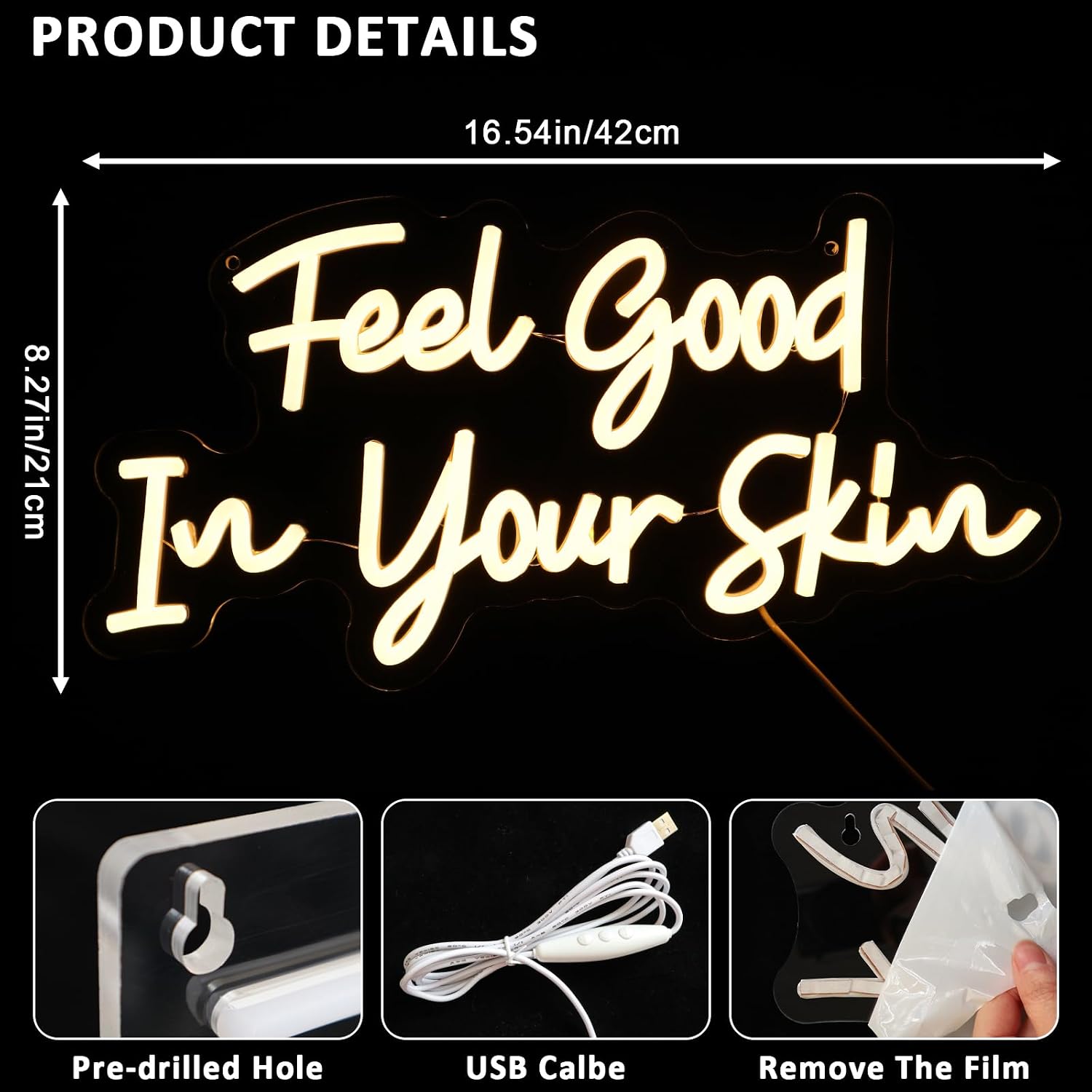 Letreiro de Neon LED USB para  - Your Beauty Makeup avaliação e preço