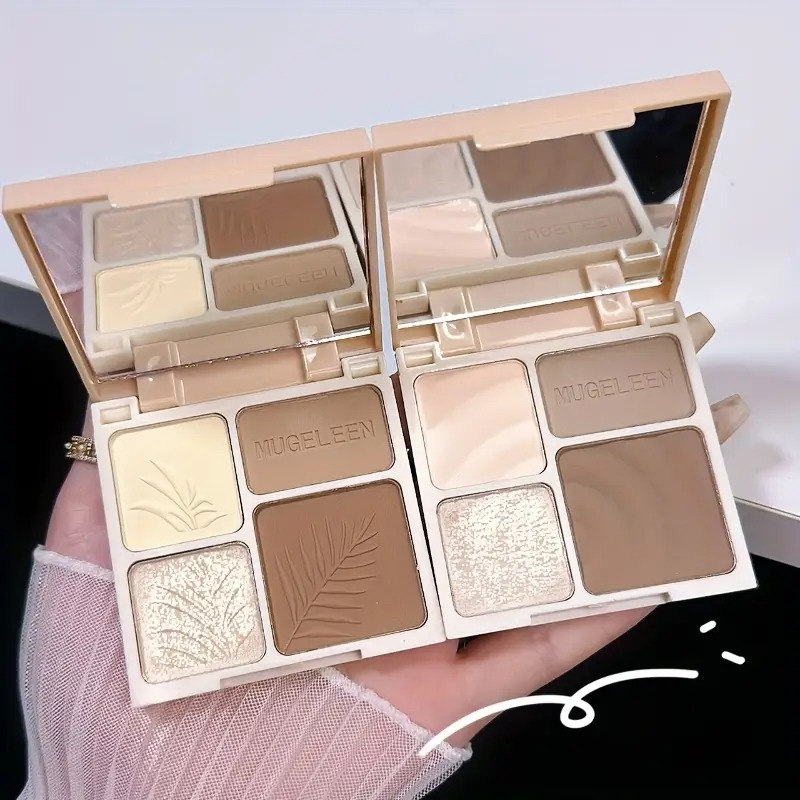 Quatro cores de destaque e con - Highlighter Bronzer Palette avaliação e preço