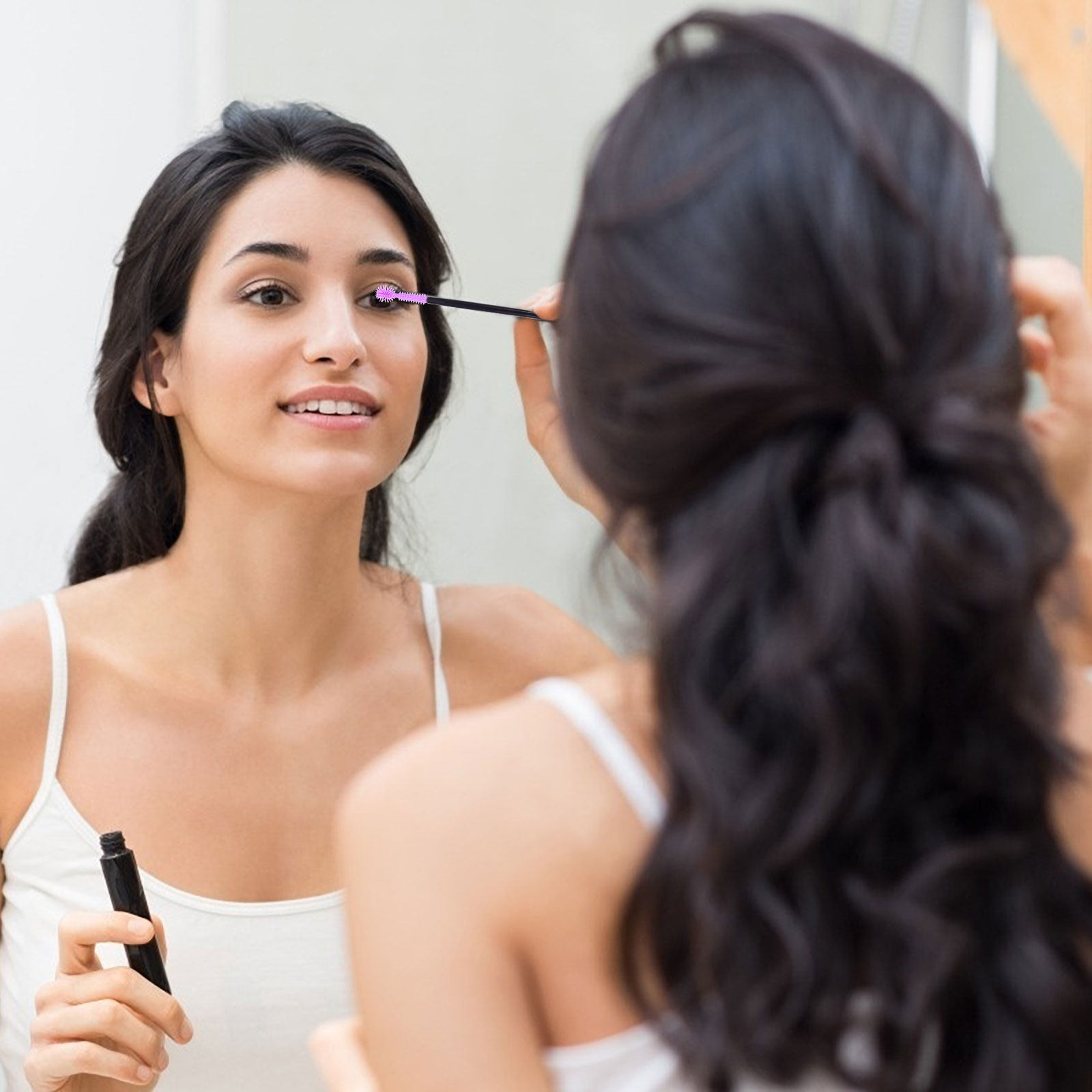 50 unidades de escovas descart - Beauty Makeup Brushes avaliação e preço